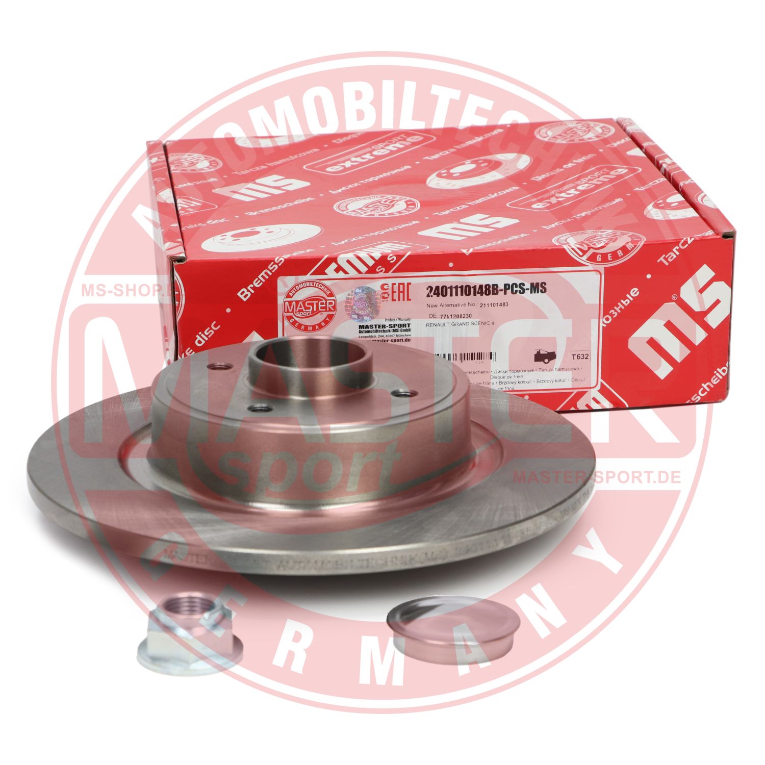 Disc frana MASTERSPORT GERMANY 2401110148B-PCS-MS